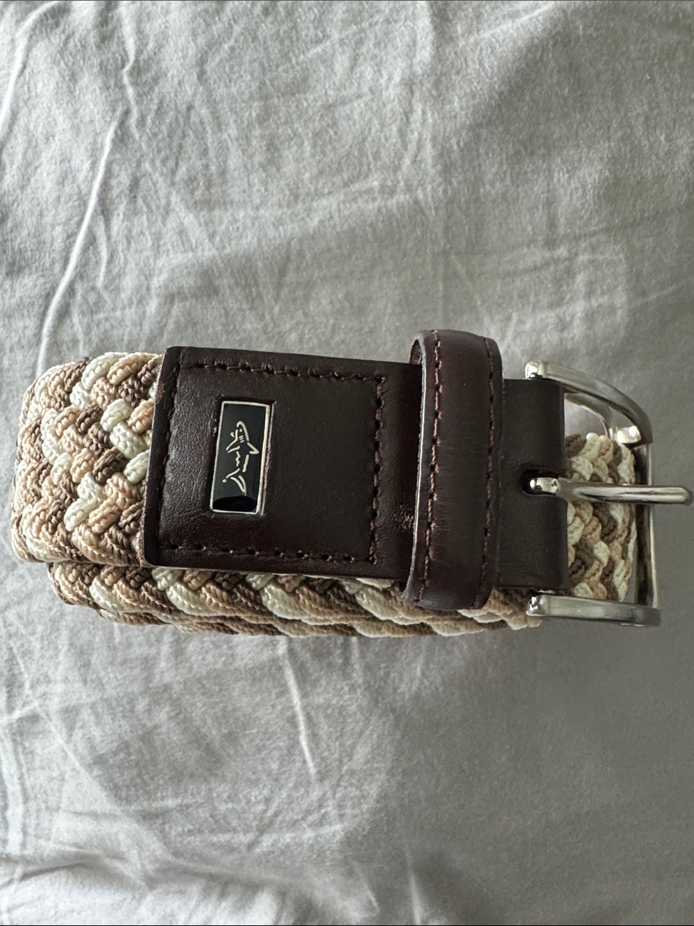 Tommy Bahama Men's Woven Braided Belt